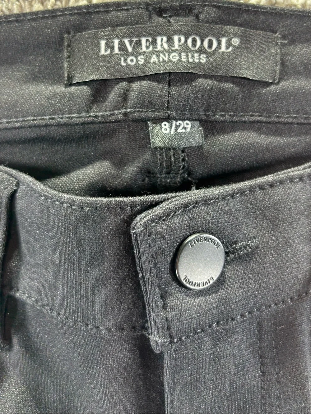 NWT Liverpool Women’s Size 8/29 Black High Rise Skinny Jeans